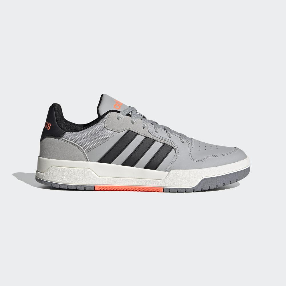 Adidasi Baschet Adidas Entrap Barbati Romania - Gri/Negrii/Albi EG4324